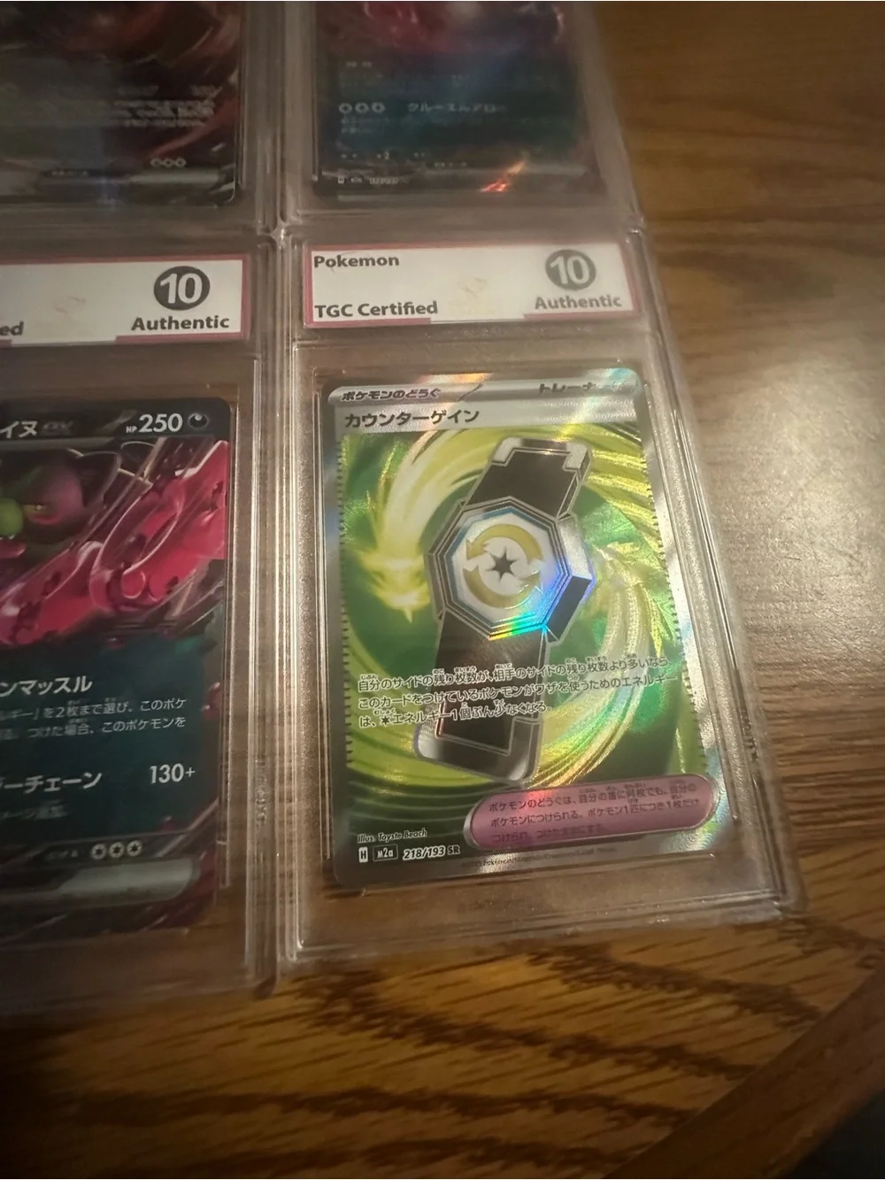 Pokemon Lot Of 8. TGC Certified Authentic Grade 10 Free Shipping Japan Japanese
